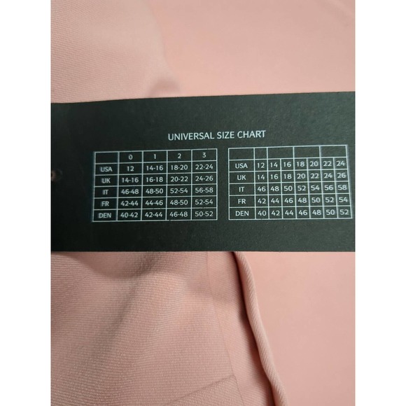 11 Honore Pants Women's Size 22 Pink Wide Leg Stretch Flat Front Pants - Picture 4 of 5